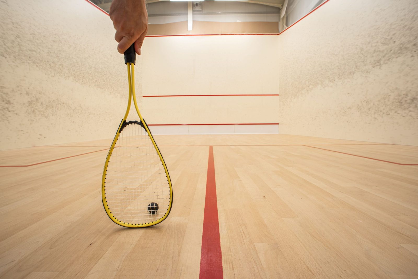Squashracket of -ballen